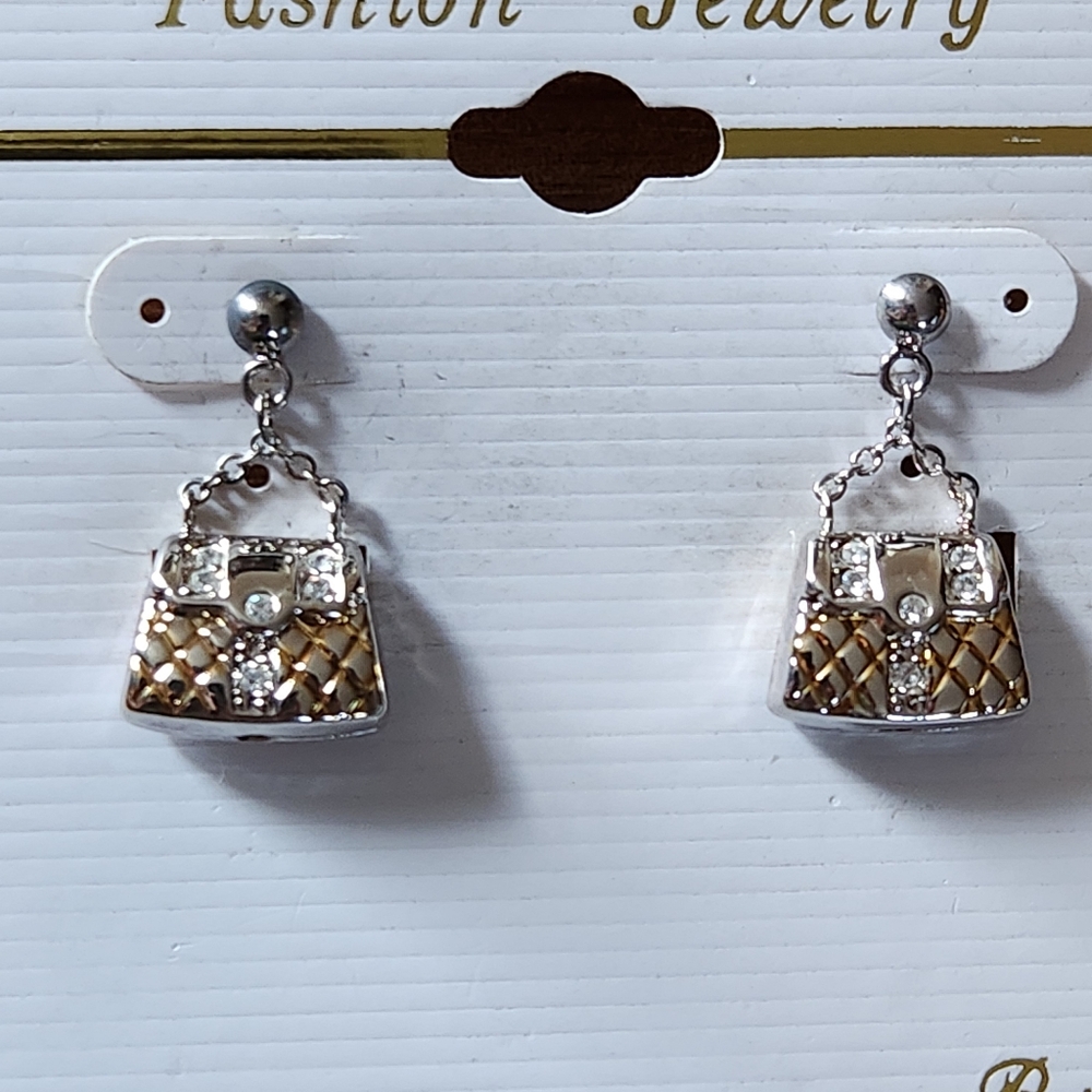 Best Purse Pierced Earrings - Picture 2 of 5